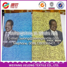 Custom election campaign wax print fabric /Customized election campaign print fabric /Custom election campaign fabric